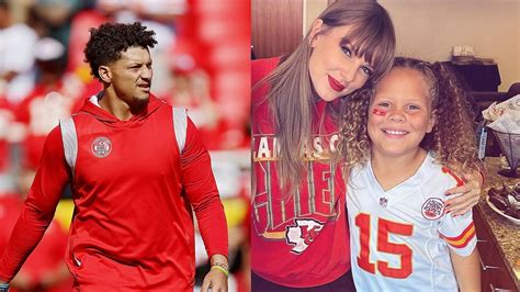 who is patrick mahomes half sister|More.